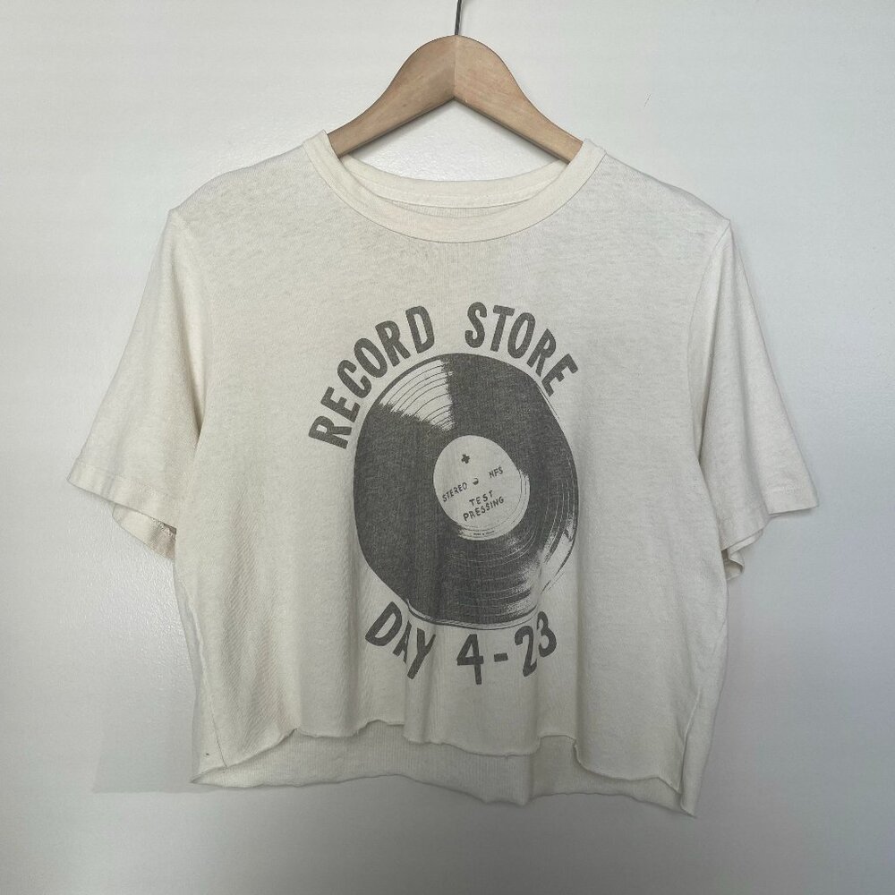 imogene + willie White Graphic Long Sleeve Tee